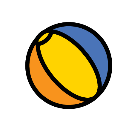 Beach ball icon 