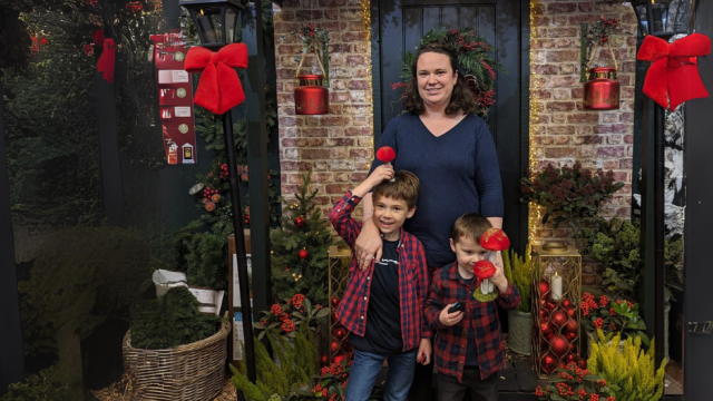 Image of Rebecca and her sons, Alistair and Elijah 